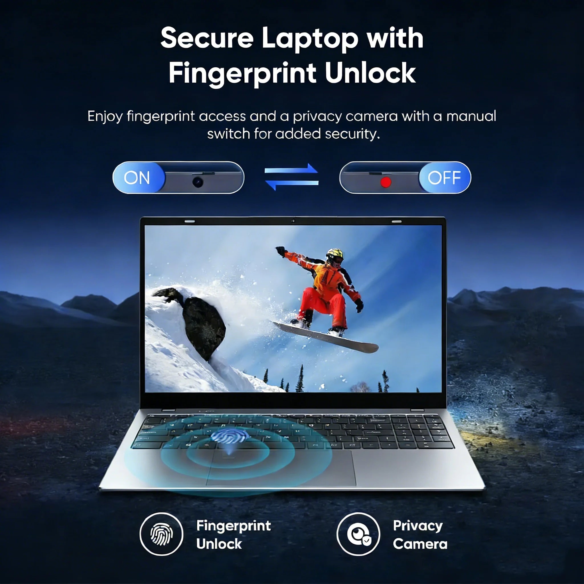 15.6" Laptop Intel Core i9 | Windows 11 | Fingerprint | IPS FHD