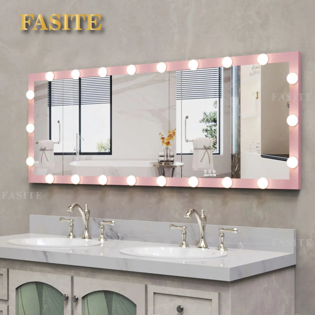 Full-Length LED Mirror | Aluminum Alloy Frame | Espejo LED de Cuerpo Completo | Marco de Aluminio