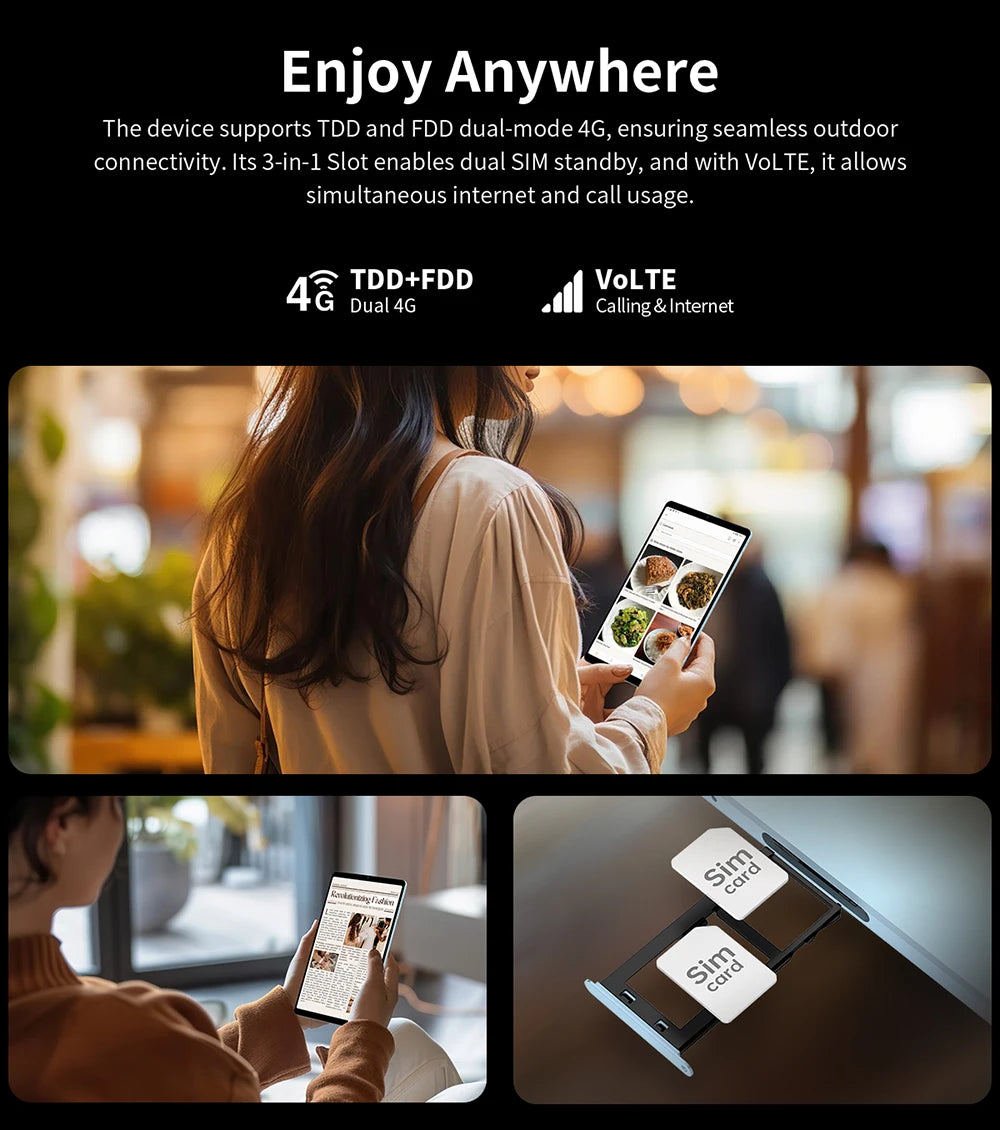 Tablet Teclast T50 Mini 8.7" | Android 15 | 20GB RAM + 128GB | 4G LTE | 120Hz | G99 Octa-Core | GPS | Con Funda