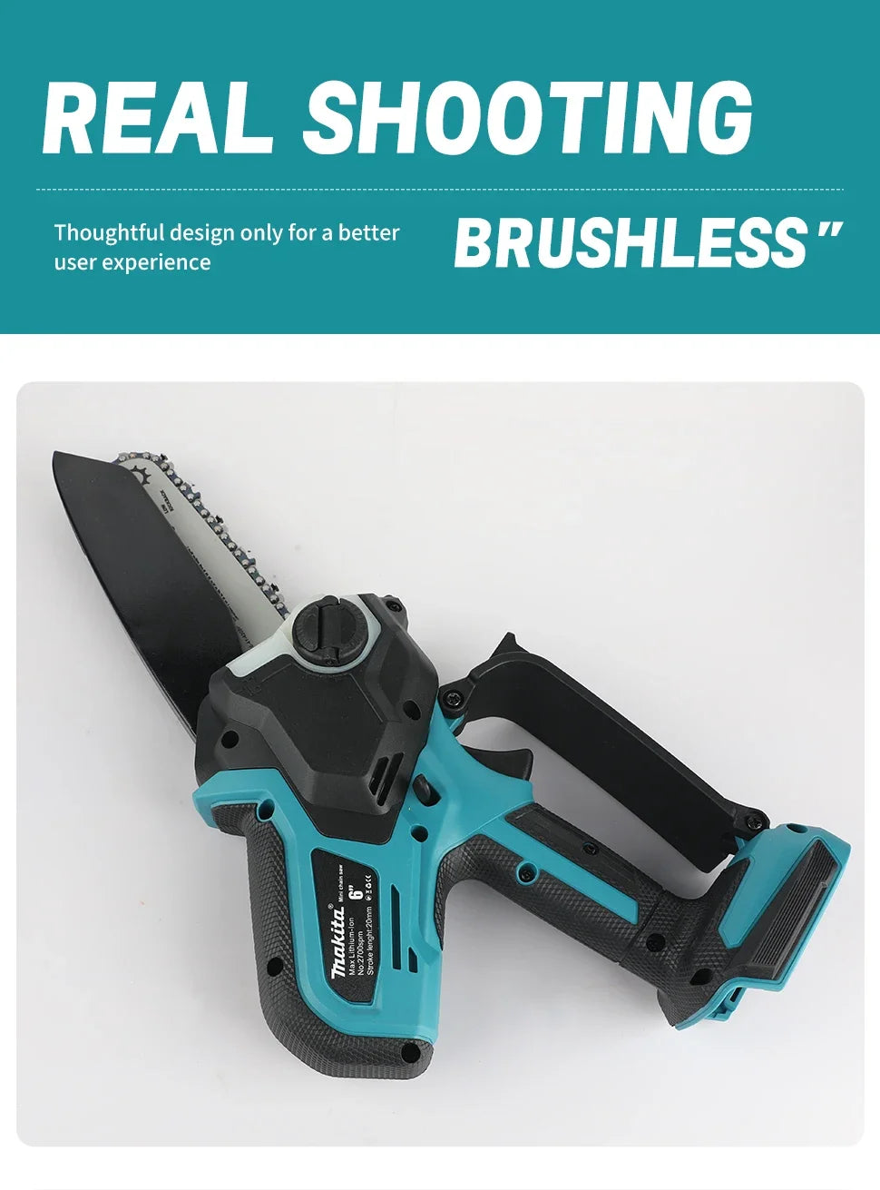 Makita UC286 | 18V Brushless Mini Chainsaw | 6in