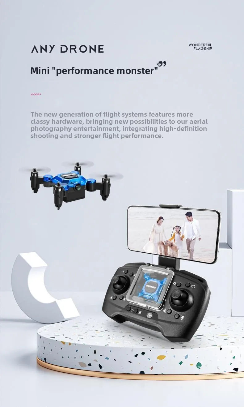 Mini Folding Drone | 4K Camera | Brushless Motor | 2.4GHz | App Control | 12 Min Flight | Beginner