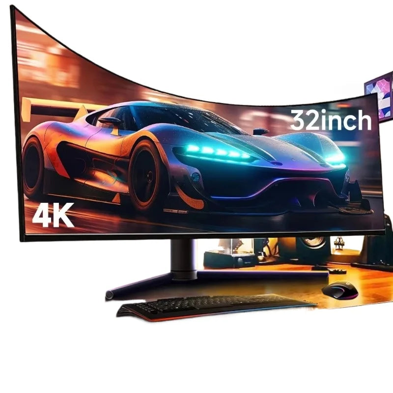 32-Inch 4K Curved Gaming Monitor | 165Hz 1ms VA Panel | USB-C & DP