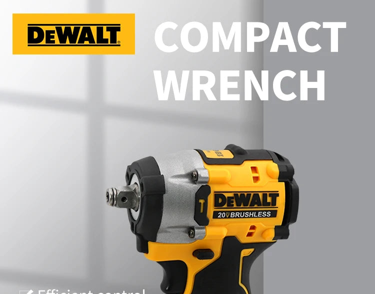 DEWALT-Compatible DCF921 | 20V Brushless Impact Wrench | LED Light