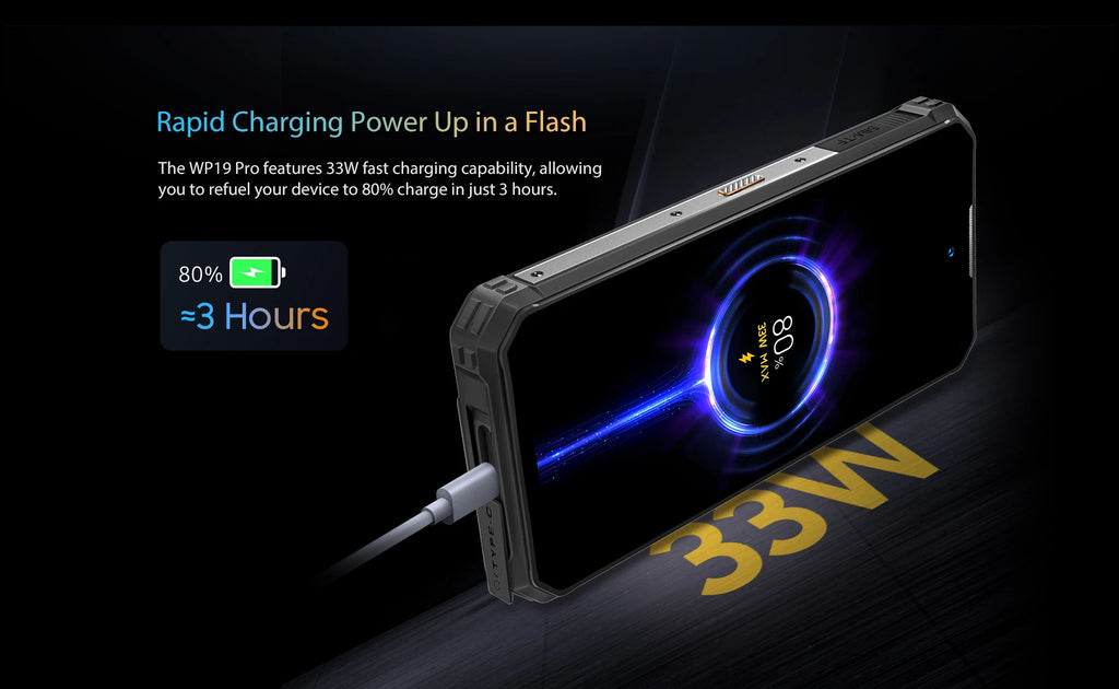 OUKITEL WP19 Pro | Rugged Phone 4G 22000mAh 64MP 120Hz | Helio G99 NFC Android 13