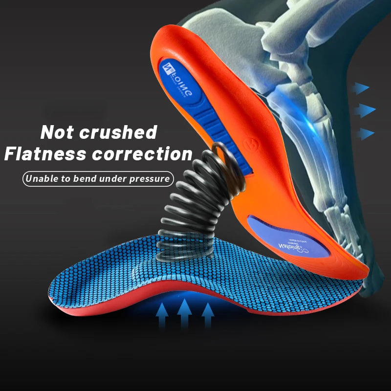 Sport Orthopedic Insoles | EVA Memory Foam | Arch Support & Shock Absorption | Men & Women | EU37-46