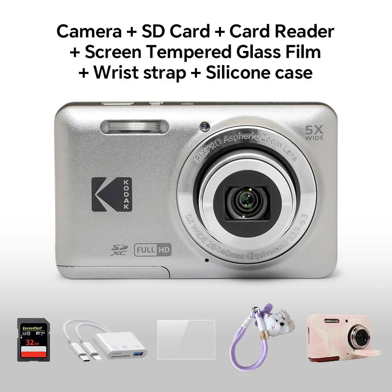 Kodak PIXPRO FZ55 | Cámara Digital 16MP | Zoom 5x | Video 1080P Full HD | LCD 2.7" | altson.shop