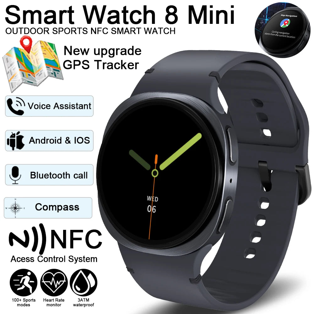 Smartwatch ChiBear 2025 | GPS | NFC | IP68 | Monitor Cardíaco | Bluetooth 5.3 | Hombre y Mujer