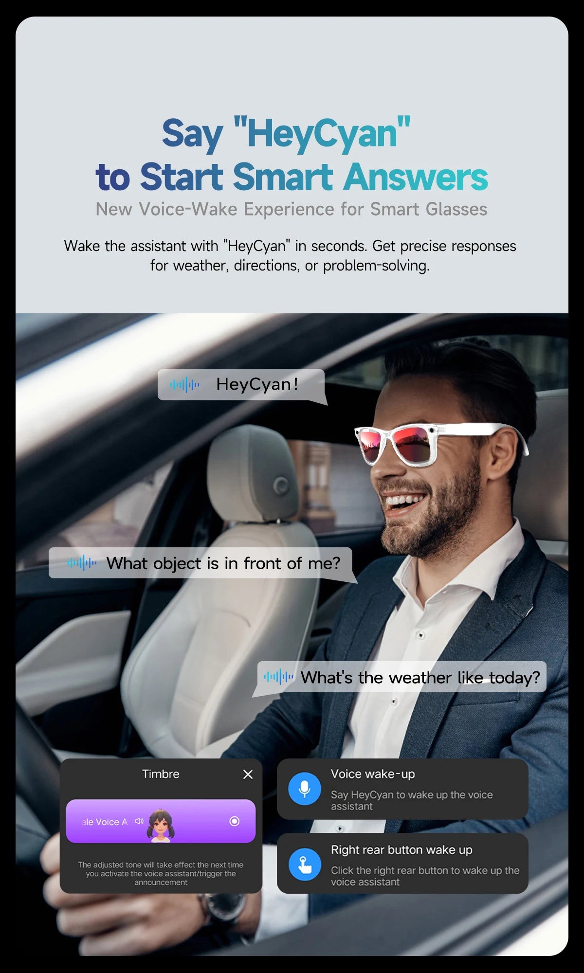 Lentes Inteligentes GUHUAVMI con Cámara IA y ChatGPT | 800W, Doble Lente, Bluetooth 5.3