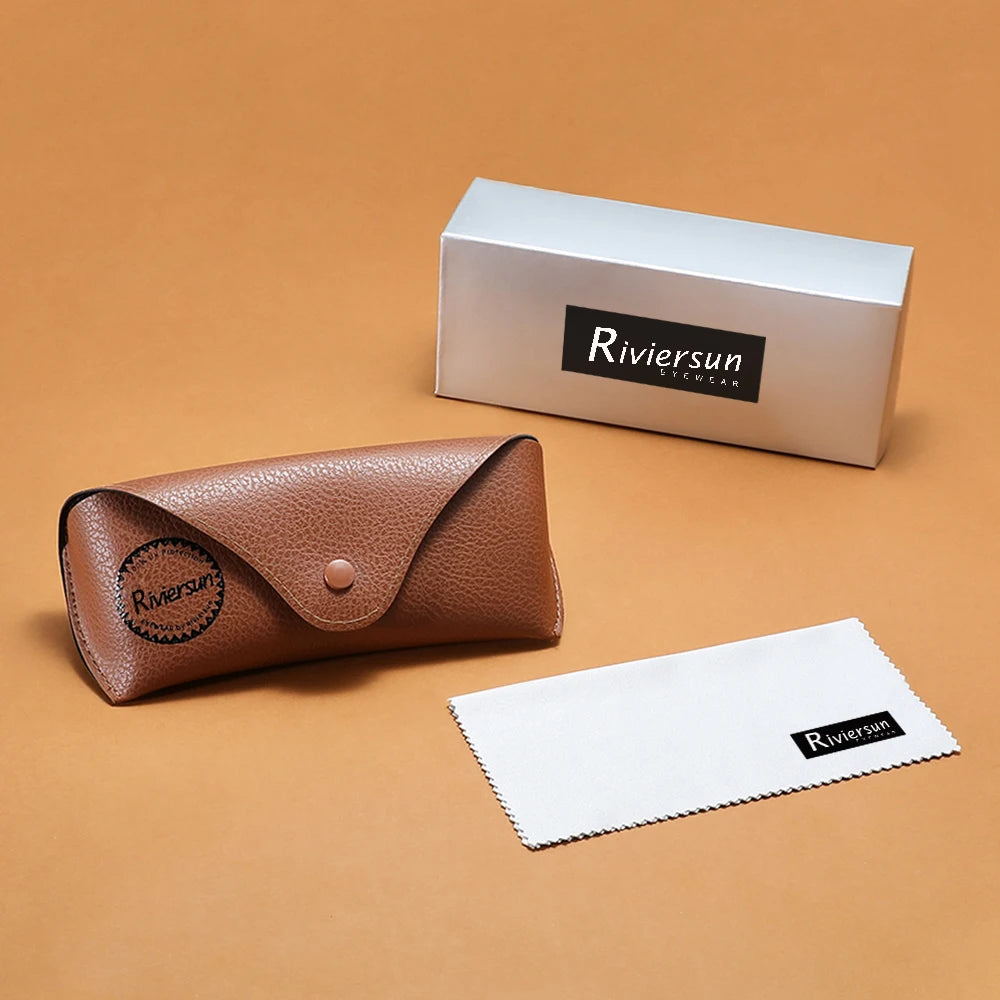RIVIERSUN Gafas de Sol Cat Eye Polarizadas para Mujer | UV400 | Marco de Aleación | Modelo S28