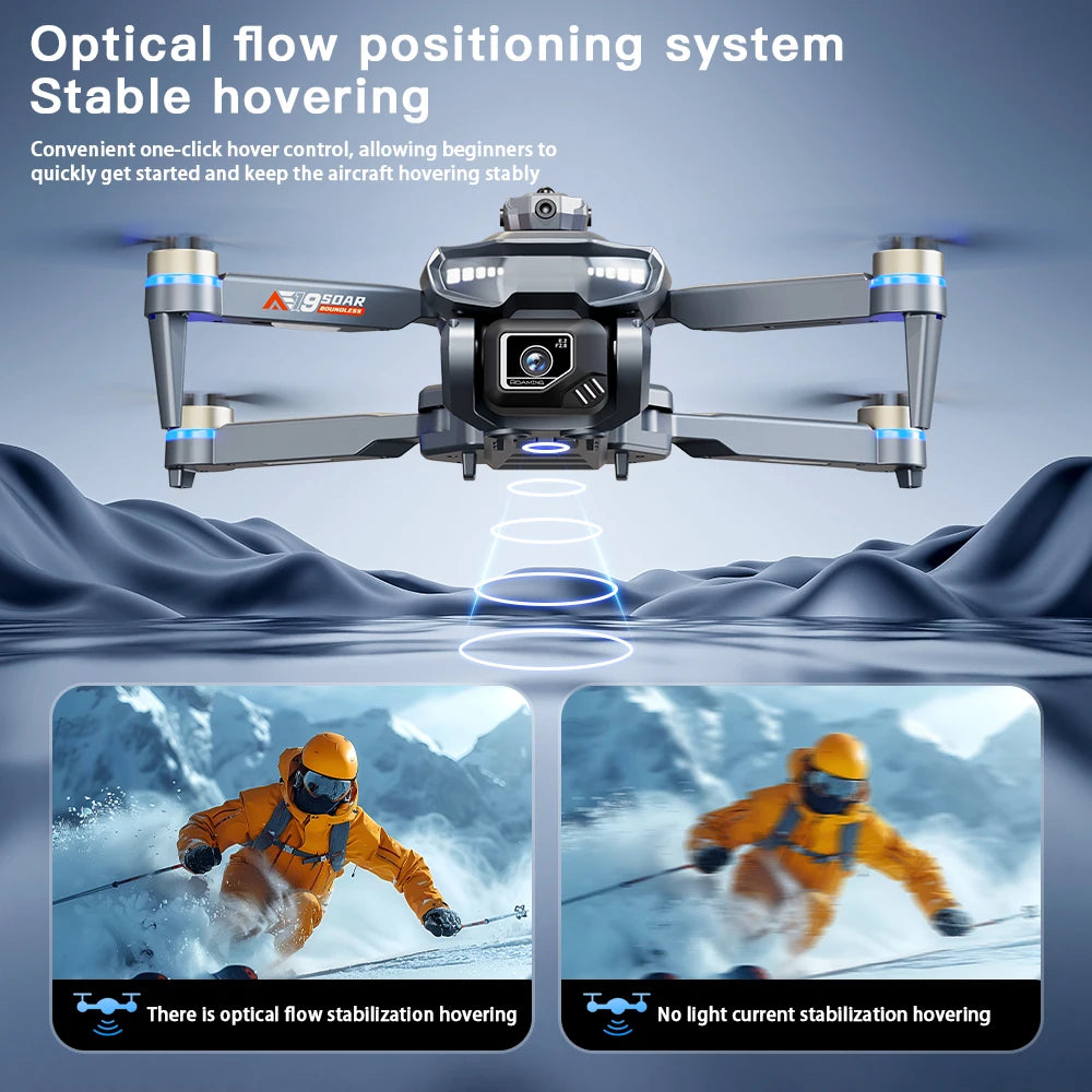 Dron Lenovo AE19 Cámara 8K HD Dual – GPS, Motor Brushless, WiFi FPV, Evasión Obstáculos, Plegable
