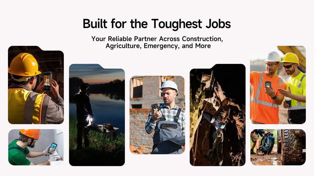 Ulefone RugKing 5 Pro | Rugged Phone 4G 20000mAh 64MP Android 16 | IP68 NFC 33W