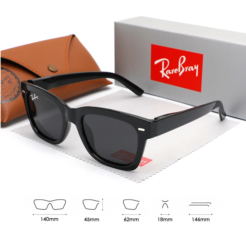 RareBray Gafas Polarizadas para Hombre | Lentes UV400 | Marco Rectangular