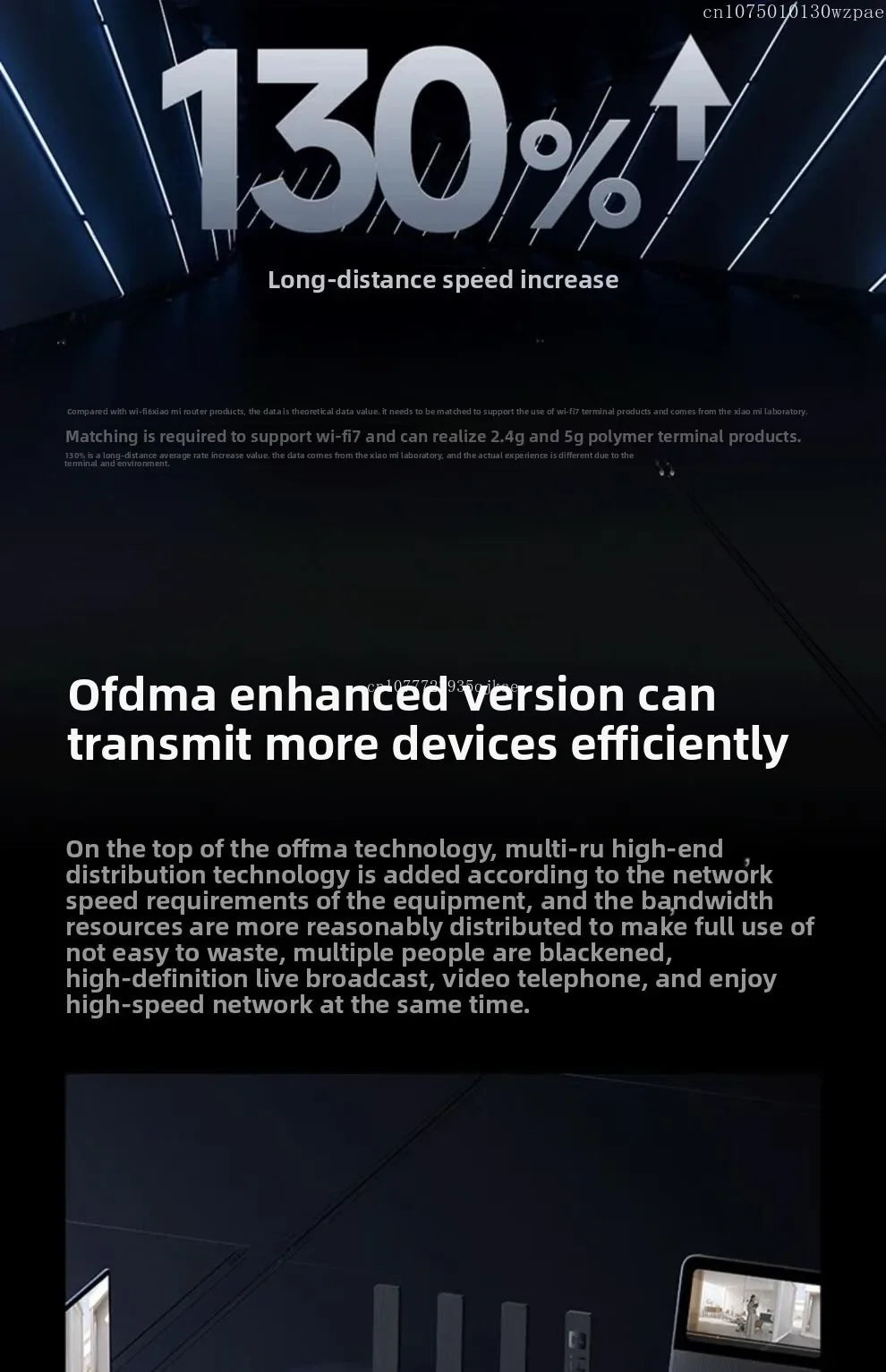 Xiaomi Router BE3600 WiFi 7 – 3570Mbps Dual-Band Gaming Router | Mesh Network | Smart Home