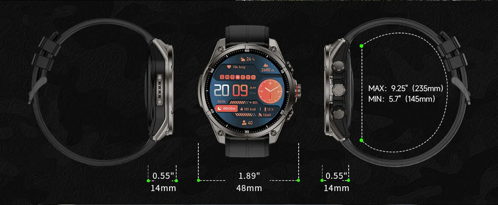 Smartwatch DAORKOW FT66 2026 | AMOLED 1.43" 466×466 | GPS | IP69 | Bluetooth 5.3 | 100+ Sport Modes | Android & iOS | Reloj Inteligente DAORKOW FT66 | AMOLED 1.43" | GPS | IP69 | Bluetooth 5.3 | 100+ Deportes