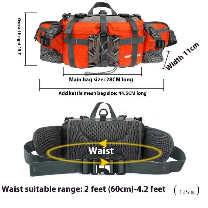 Outdoor Waist Pack | 5L Polyester Design | Hiking & Cycling