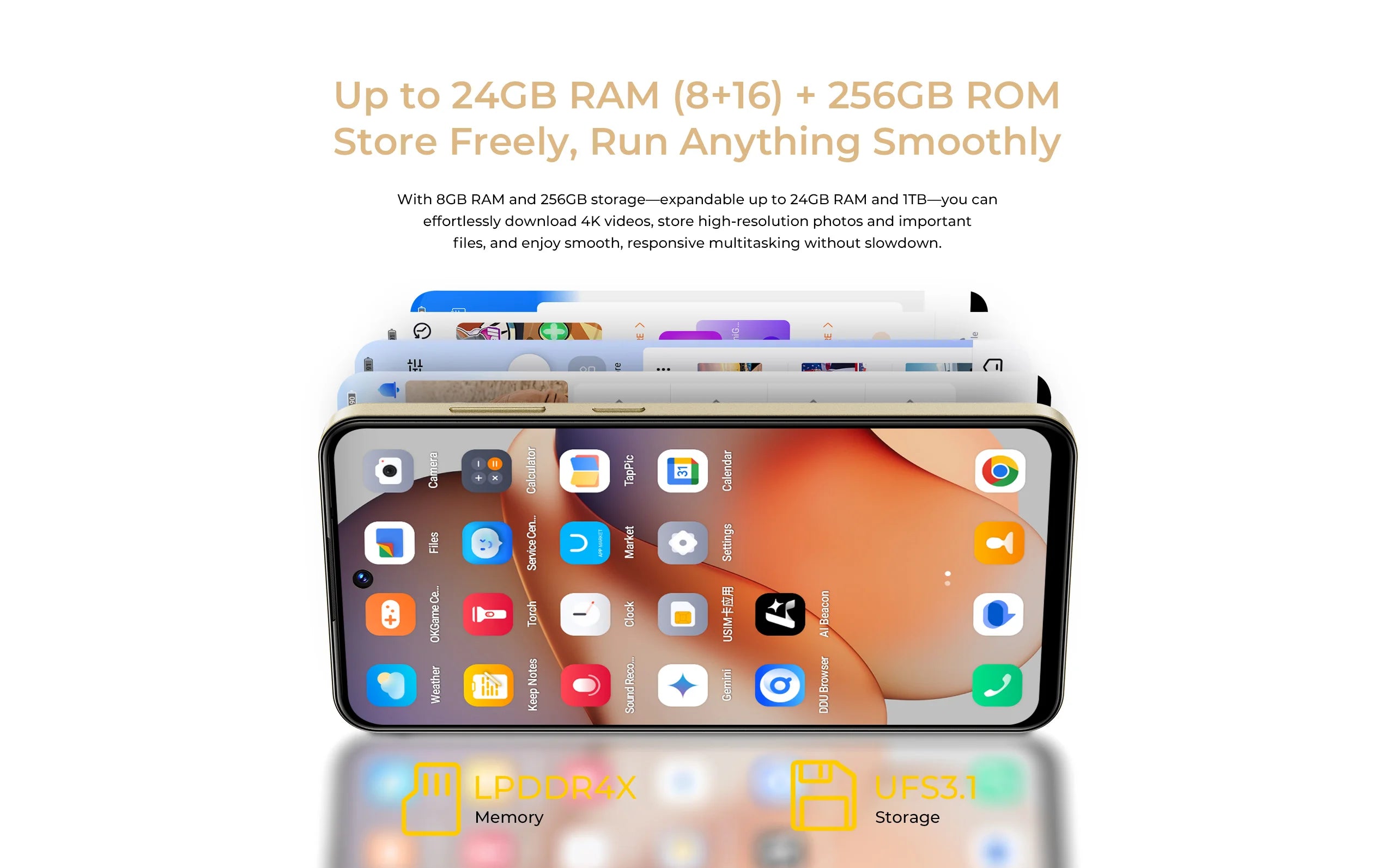 OUKITEL C68 Plus | Smartphone 4G 6000mAh 64MP 7.2" Dual Display | NFC Android 15