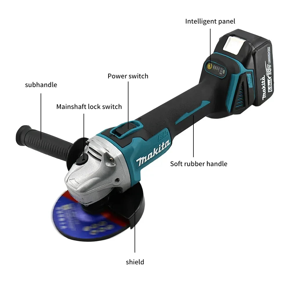 Makita DGA404 | 18V Brushless Angle Grinder | 100/125mm