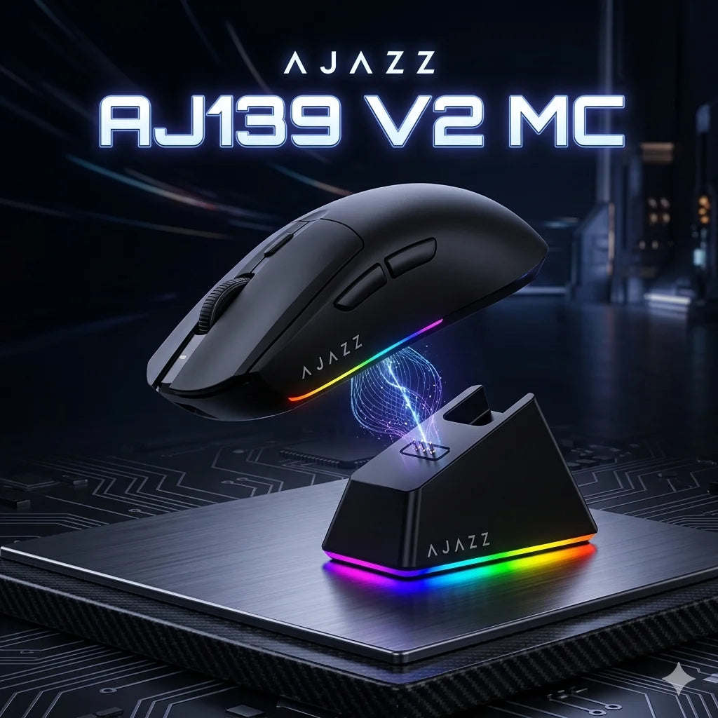 Ajazz AJ139 V2 MC Wireless Gaming Mouse | 12000 DPI