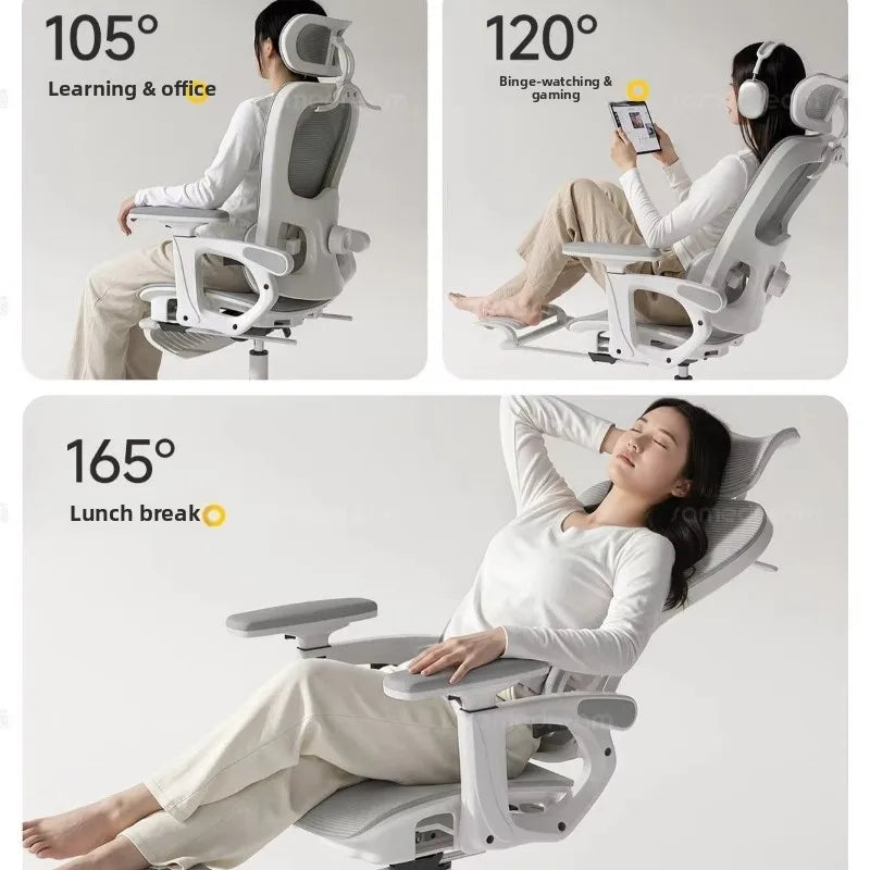 Ergonomic Mesh Office Chair | 6D Armrests | 135° Recline