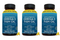 Omega-3 Fish Oil 2500mg | EPA DHA DPA RTG | 180 Cápsulas | Non-GMO, Sin Gluten