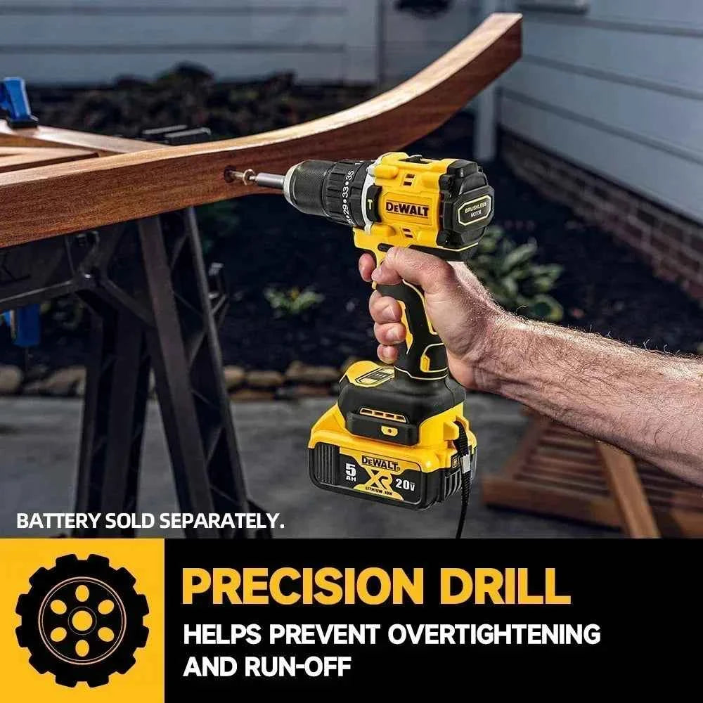 DEWALT-Compatible DCD805 | 20V Brushless Hammer Drill Kits