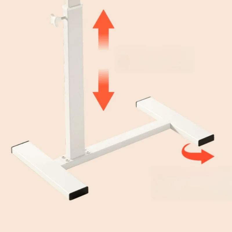 Adjustable Laptop Side Table | Tilting 60 × 40 cm Top | Bed & Sofa / Mesa Ajustable