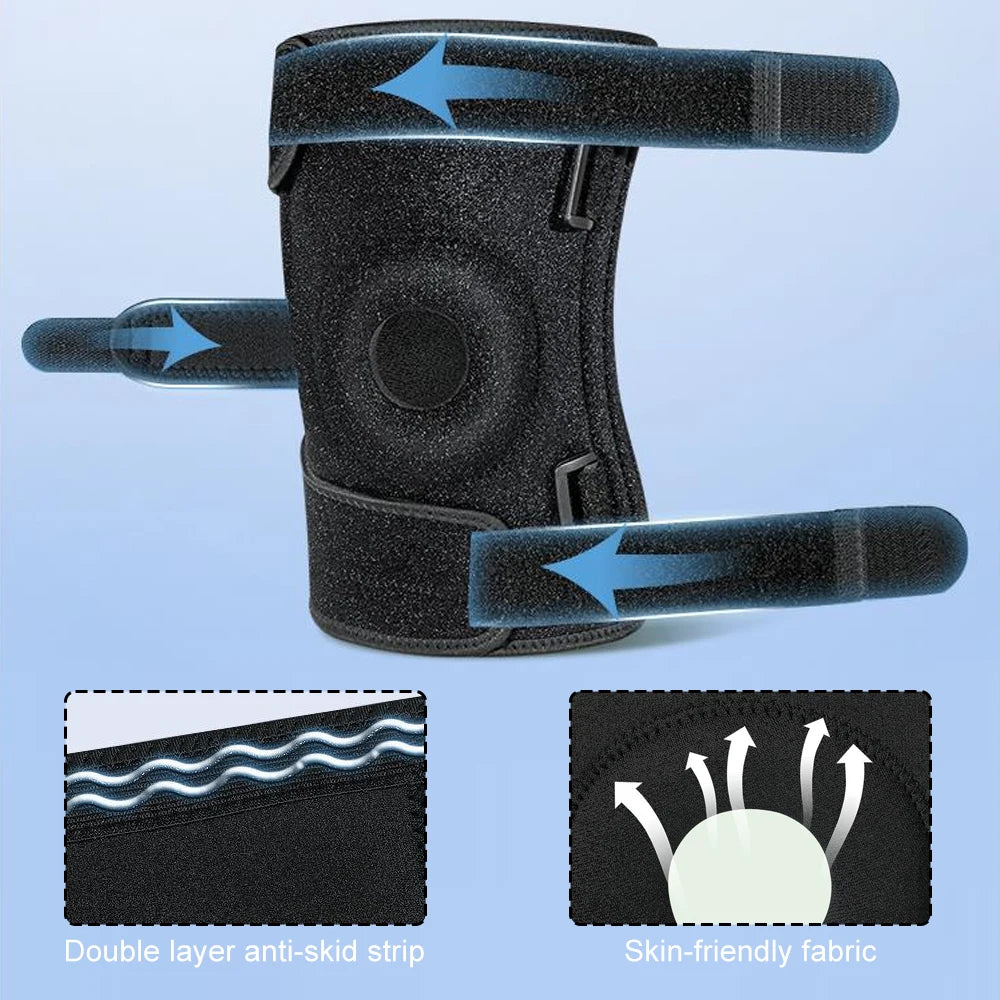 Plus Size Knee Brace | Neoprene Compression & Patella Support | Arthritis & Meniscus Relief | XL-8XL