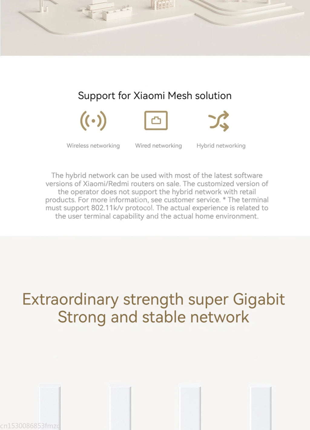 Xiaomi Router AX3000T WiFi 6 Mesh | 3000Mbps | NFC | 256MB | 128 Dispositivos | Gaming | Control Parental | MiWiFi