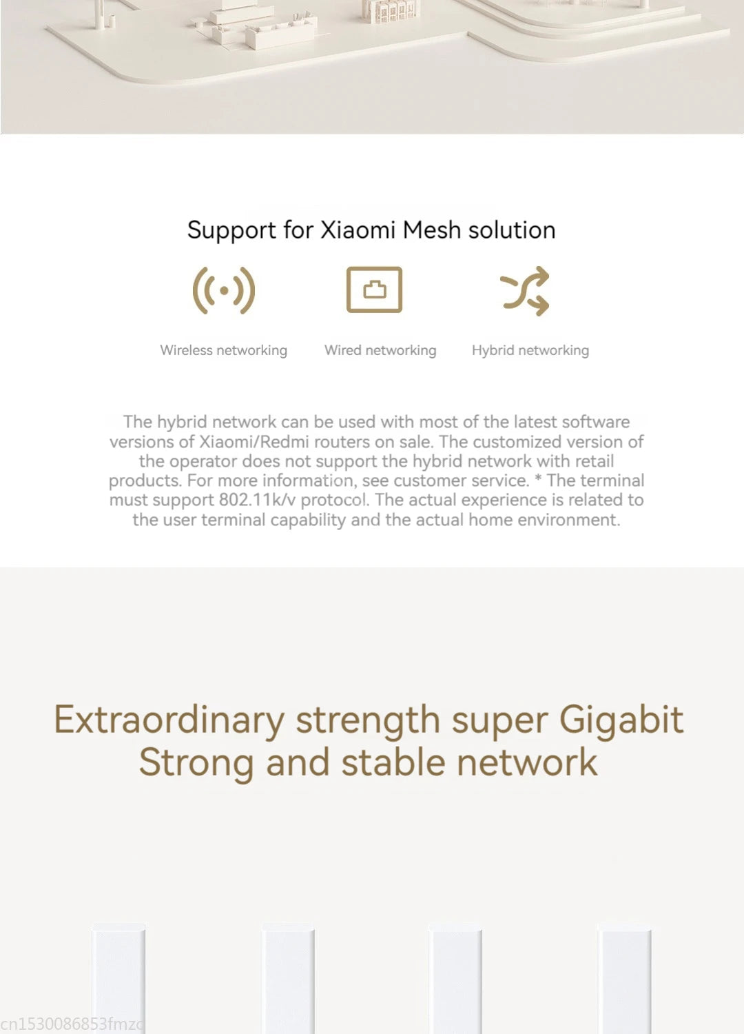 Xiaomi Router AX3000T WiFi 6 Mesh | 3000Mbps | NFC | 256MB | 128 Dispositivos | Gaming | Control Parental | MiWiFi