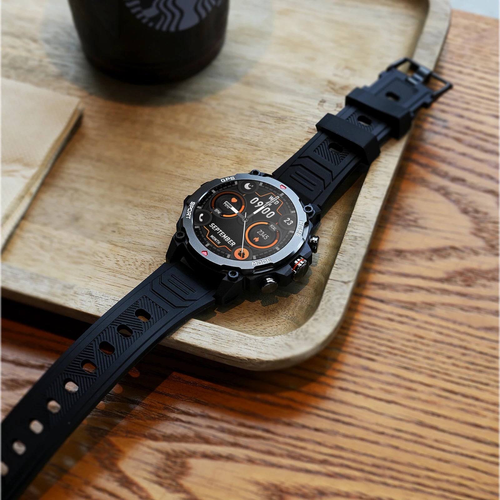 Smartwatch AURAFIT GPS-G6 2025 | AMOLED 1.43" | GPS 6 Satélites | 3ATM | AI GPT | 100+ Deportes