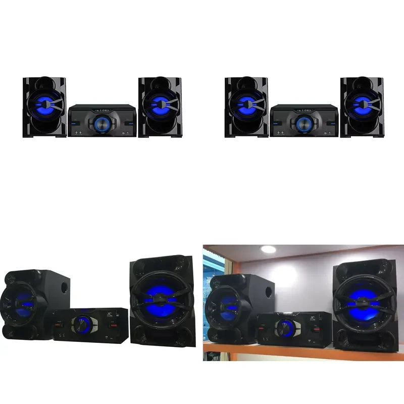 Hi-Fi Karaoke Music System | USB, FM & AUX | Sistema de Audio