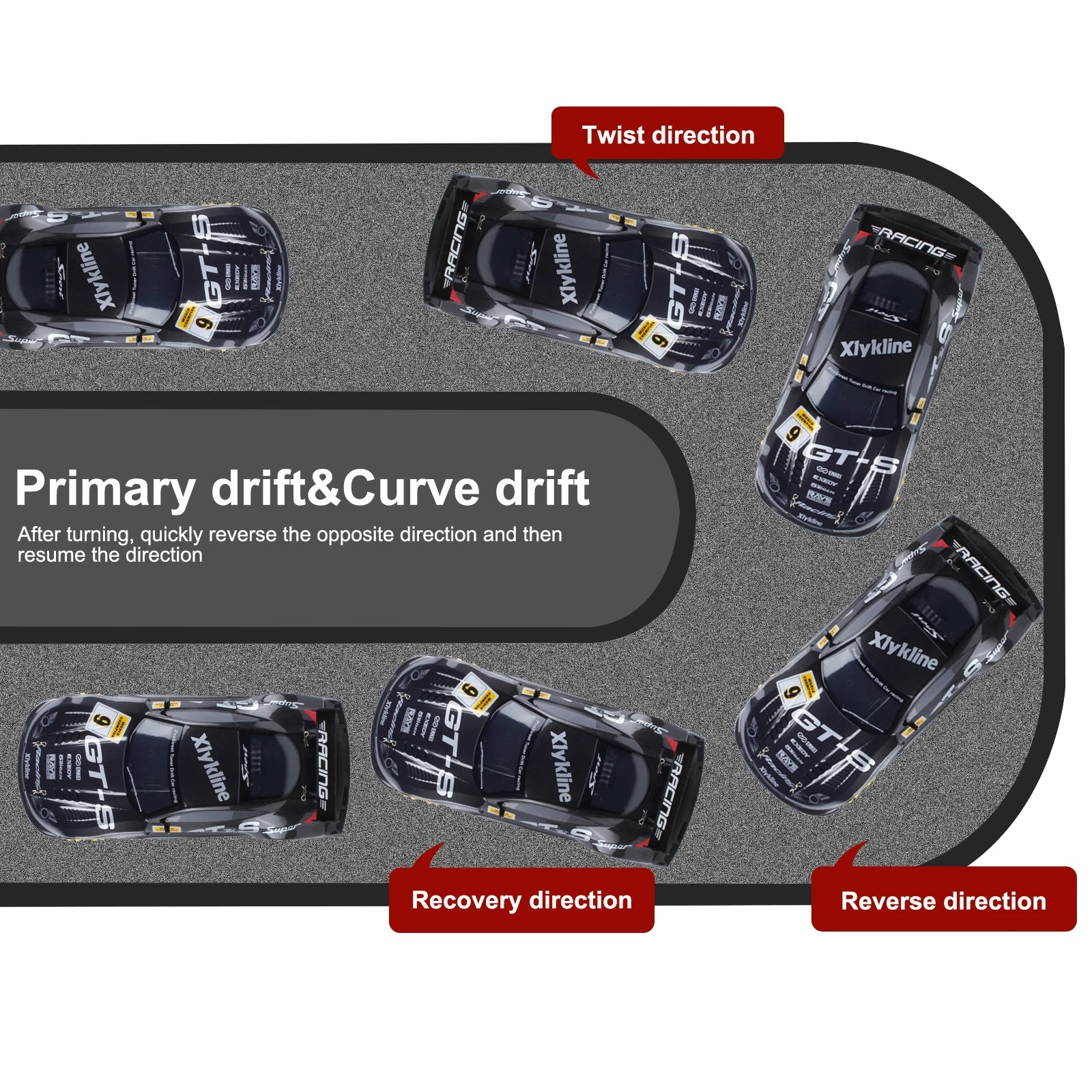 RC Drift Racing Car 1:10 — 70km/h High Speed 4WD | GTR, BMW, Koenigsegg & More
