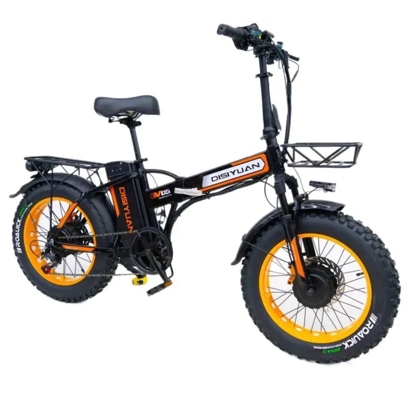 E-Bike Plegable 20" | Motor 500W | 48V 20Ah | Multi-Amortiguación | Batería Extraíble | Adultos | Bicicleta Eléctrica