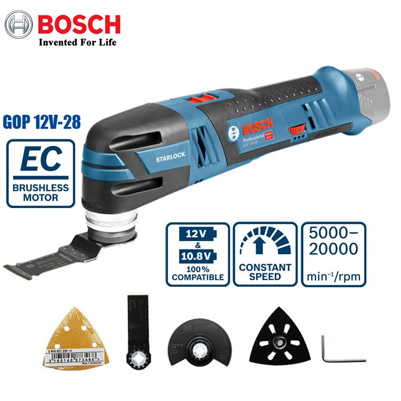 Bosch GOP 12V-28 | 12V Cordless Oscillating Multi-Tool
