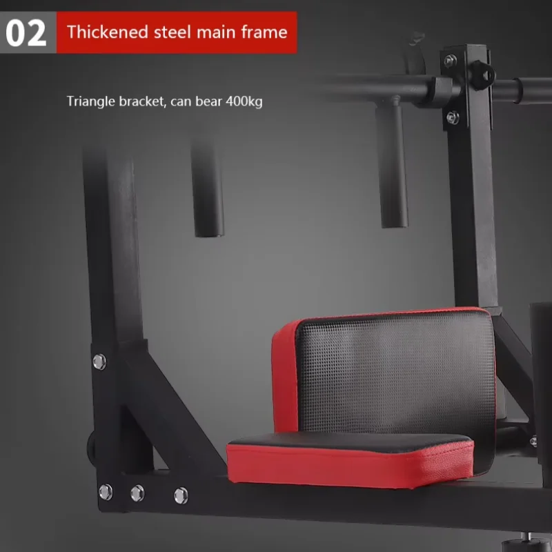 Wall Mounted Pull Up Bar | Multifunctional Home Gym Steel Bar | Chin-Up, Leg Raise & Core Training