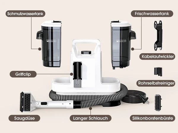 Portable Upholstery Cleaner | Carpet & Sofa Spot Cleaning | Limpiador de Tapicería