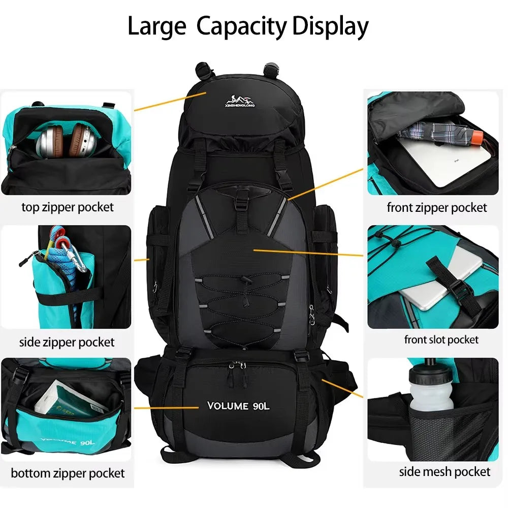 Hiking Backpack | Capacity Options up to 90L / Mochila de senderismo