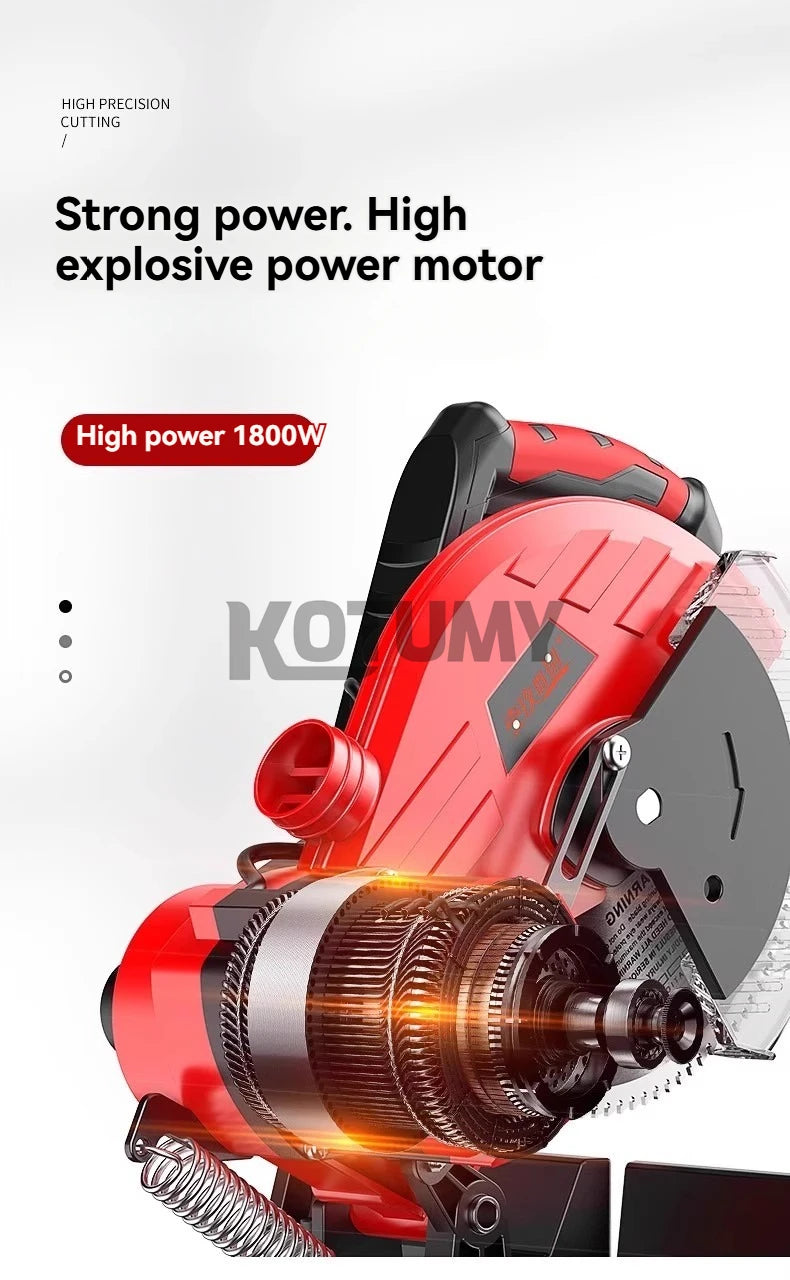 KOTUMY Multifunction Miter Saw | 1500–2200W | 45°