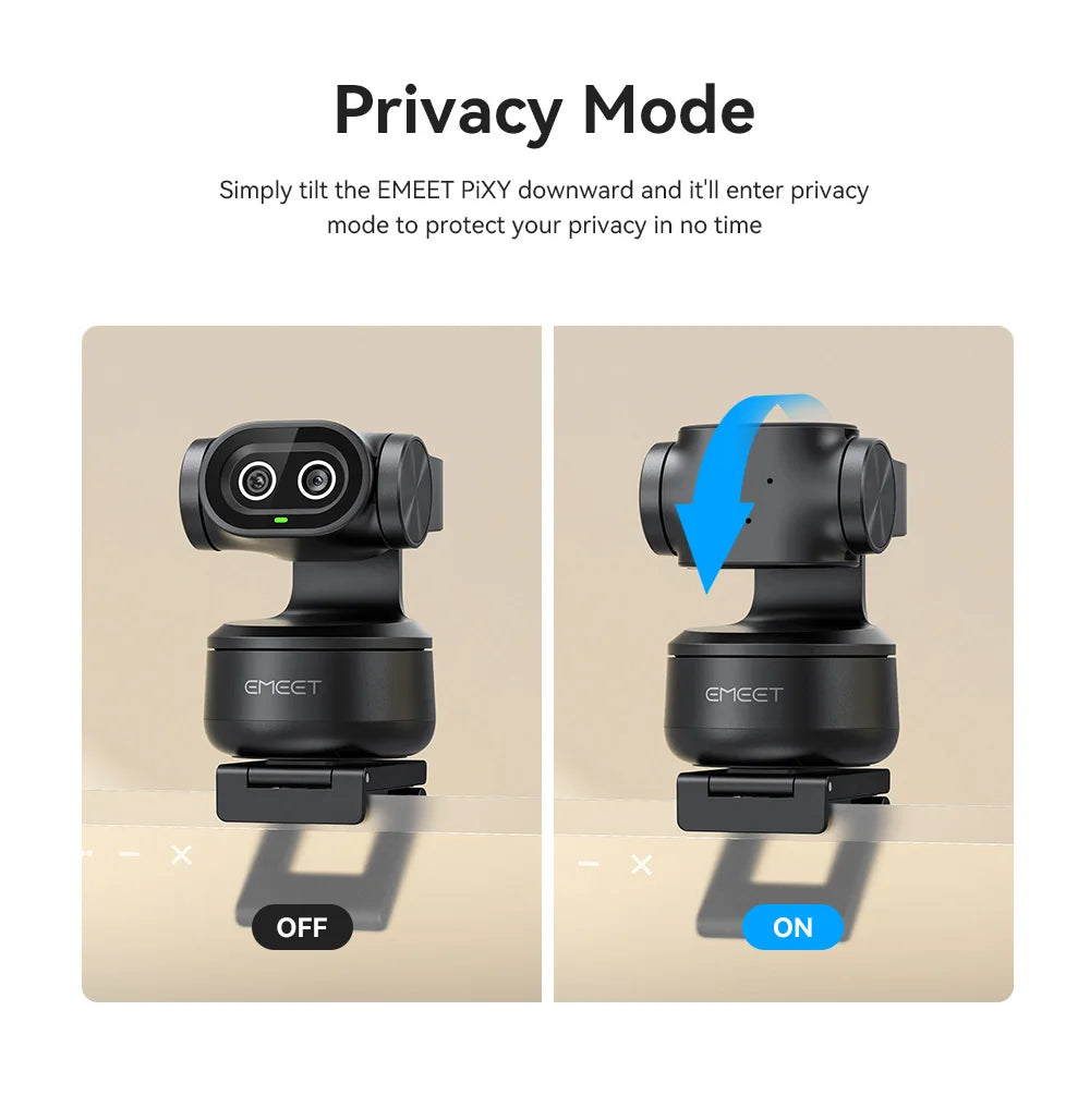 EMEET PIXY | Webcam 4K PTZ IA | Doble Cámara Sony | Seguimiento Automático | altson.shop