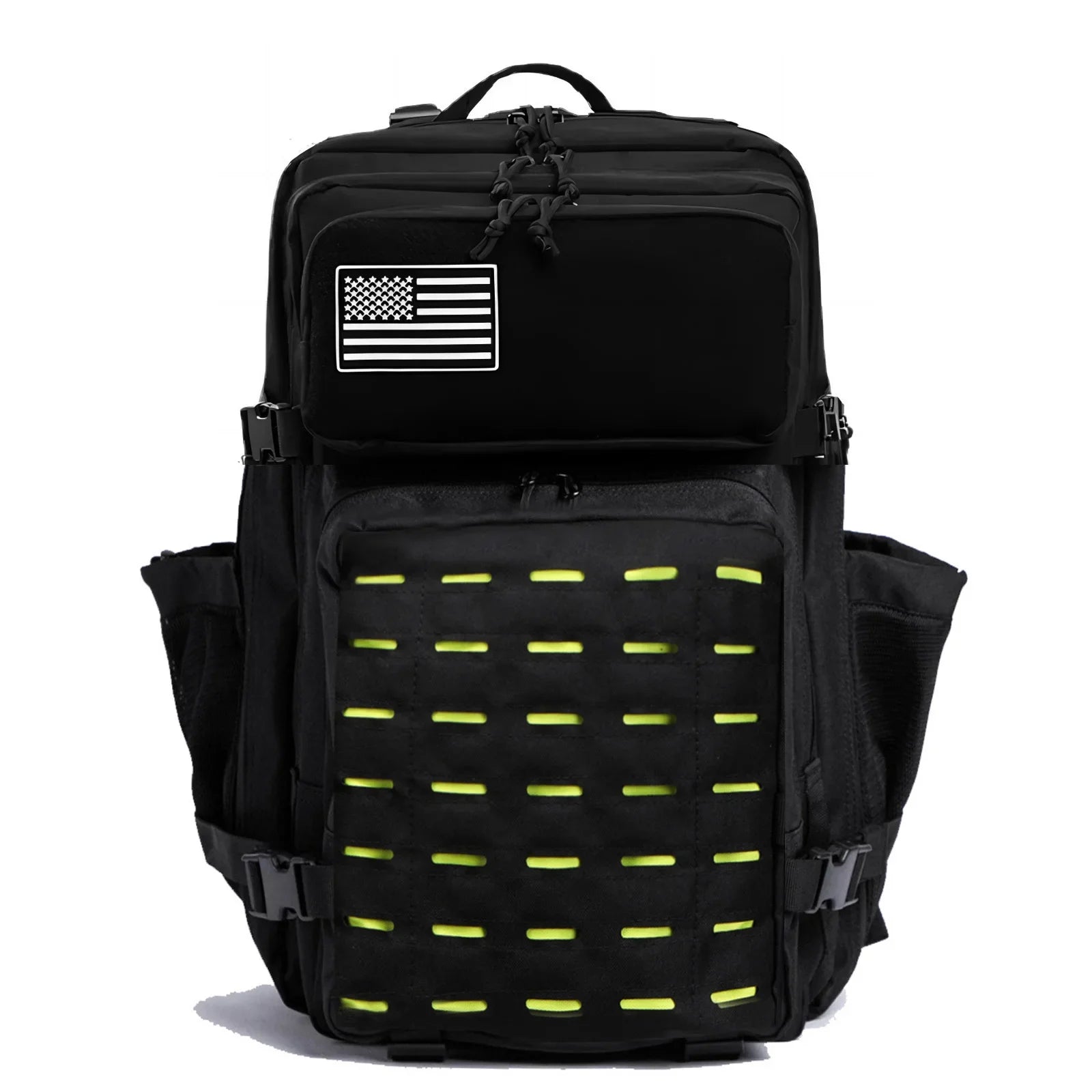 Waterproof Backpack 25L/50L | Gym, Hiking, Travel & Laptop Bag | Dual Bottle Holders | 12 Colors