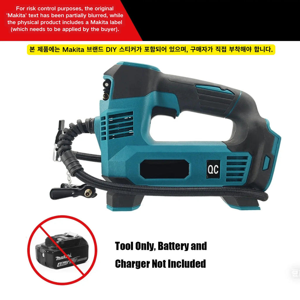Makita DMP180-1 | 18V Brushless Cordless Inflator | USB-C
