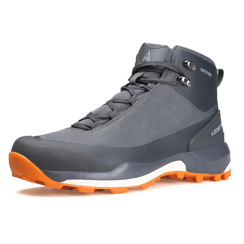 HUMTTO Men's Hiking Shoes | Lace-Up & Rubber Sole | Outdoor Walking
