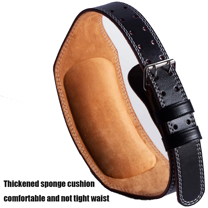 Weightlifting Belt PU & Cow Leather | Waist Support for Powerlifting & Strength Training