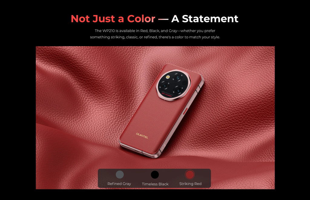 OUKITEL WP210 | Rugged Smartphone 5G 8800mAh 108MP 120Hz | Android 15 NFC 45W