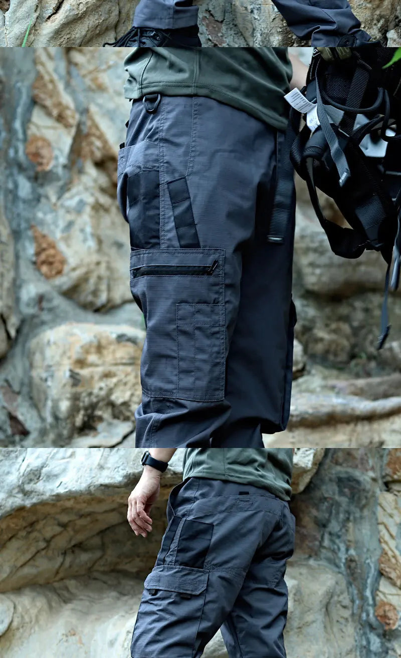 Men's Cargo Work Pants | Multi-Pocket Outdoor Style | Pantalón Cargo Hombre