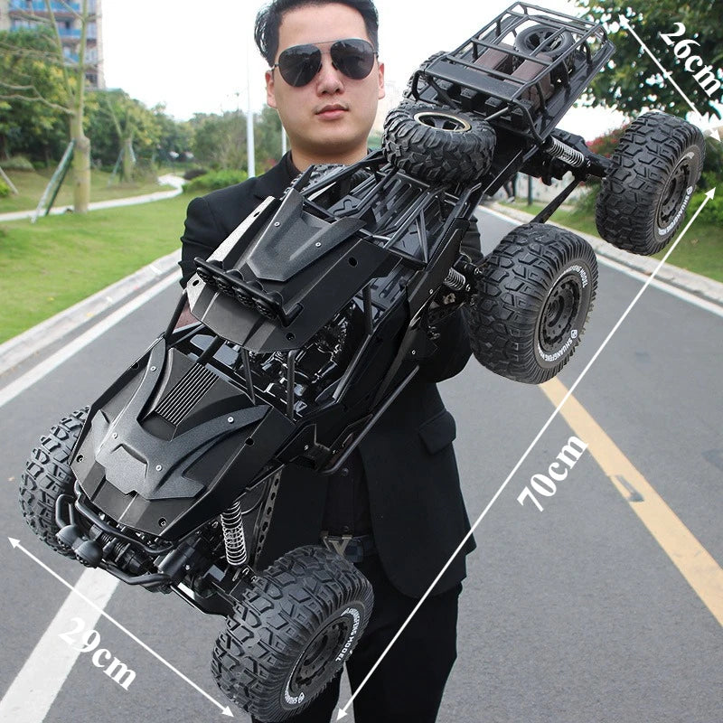 Large RC Off-Road Car — 4WD Remote Control Monster Truck | Kids & Adults