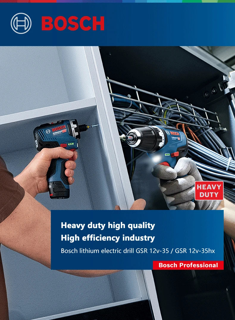 Bosch GSR 12V-35 | Brushless Cordless Drill Driver | HX