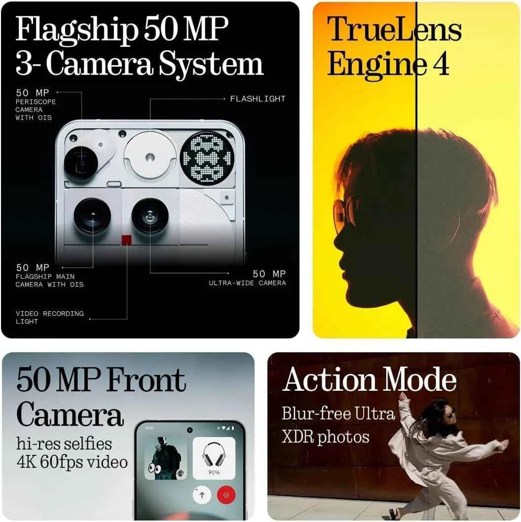 Nothing Phone (3) | 50MP Cameras & 120Hz AMOLED | 5G Android Smartphone