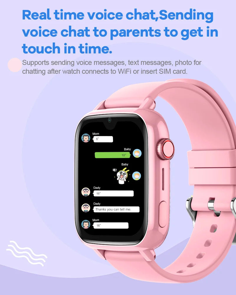 Smartwatch KGG Kids 4G GPS | 1.91" IPS | Video Call | SOS | WiFi | IPX7 | Android 8.1 | Reloj Inteligente KGG Niños 4G GPS | Videollamada | SOS | WiFi | IPX7