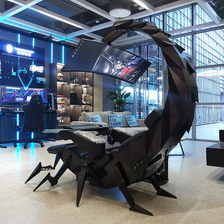 Zero Gravity Gaming Cockpit | 3–5 Monitor Support | Reclining